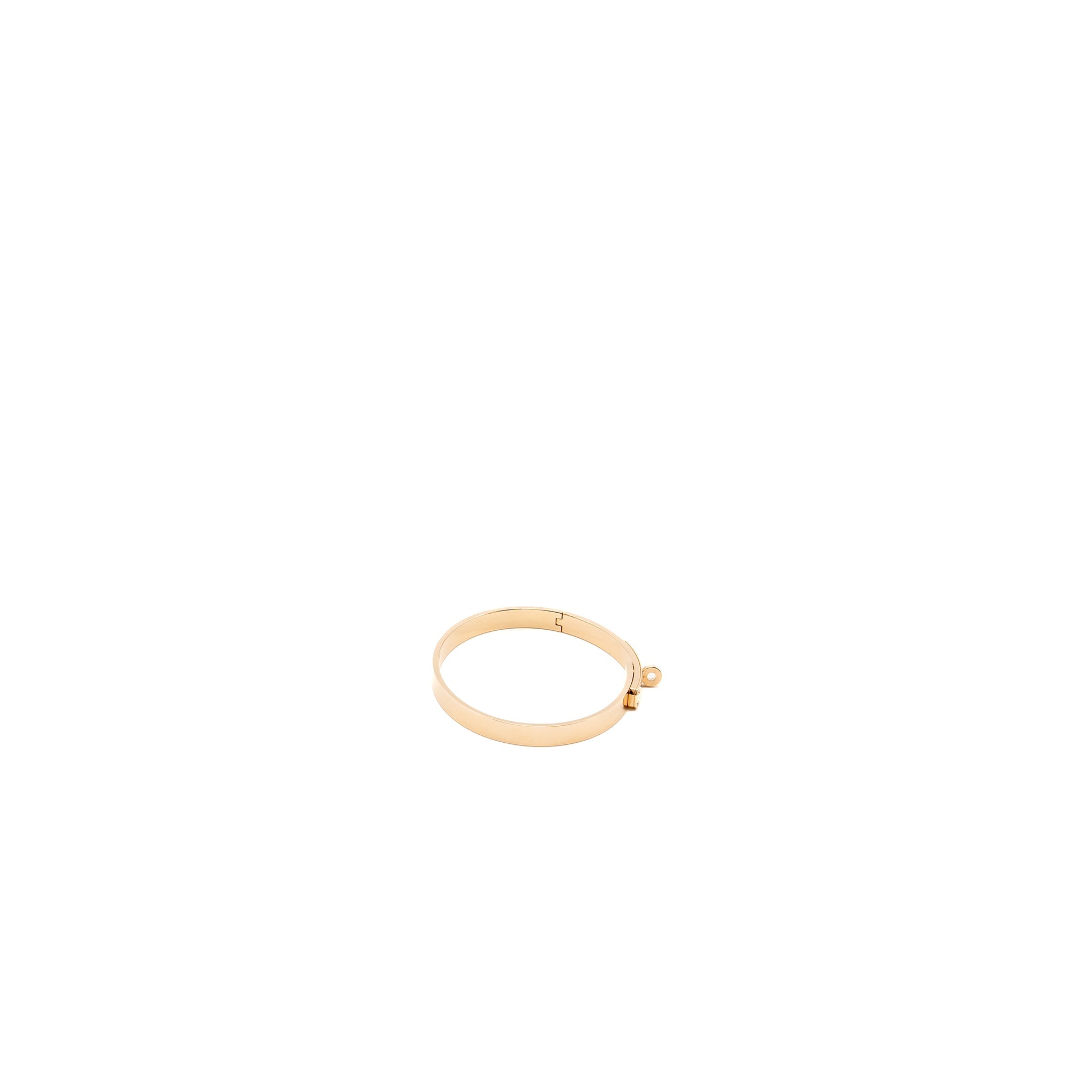 HERMES KELLY BRACELET ROSE GOLD,4 DIAMONDS