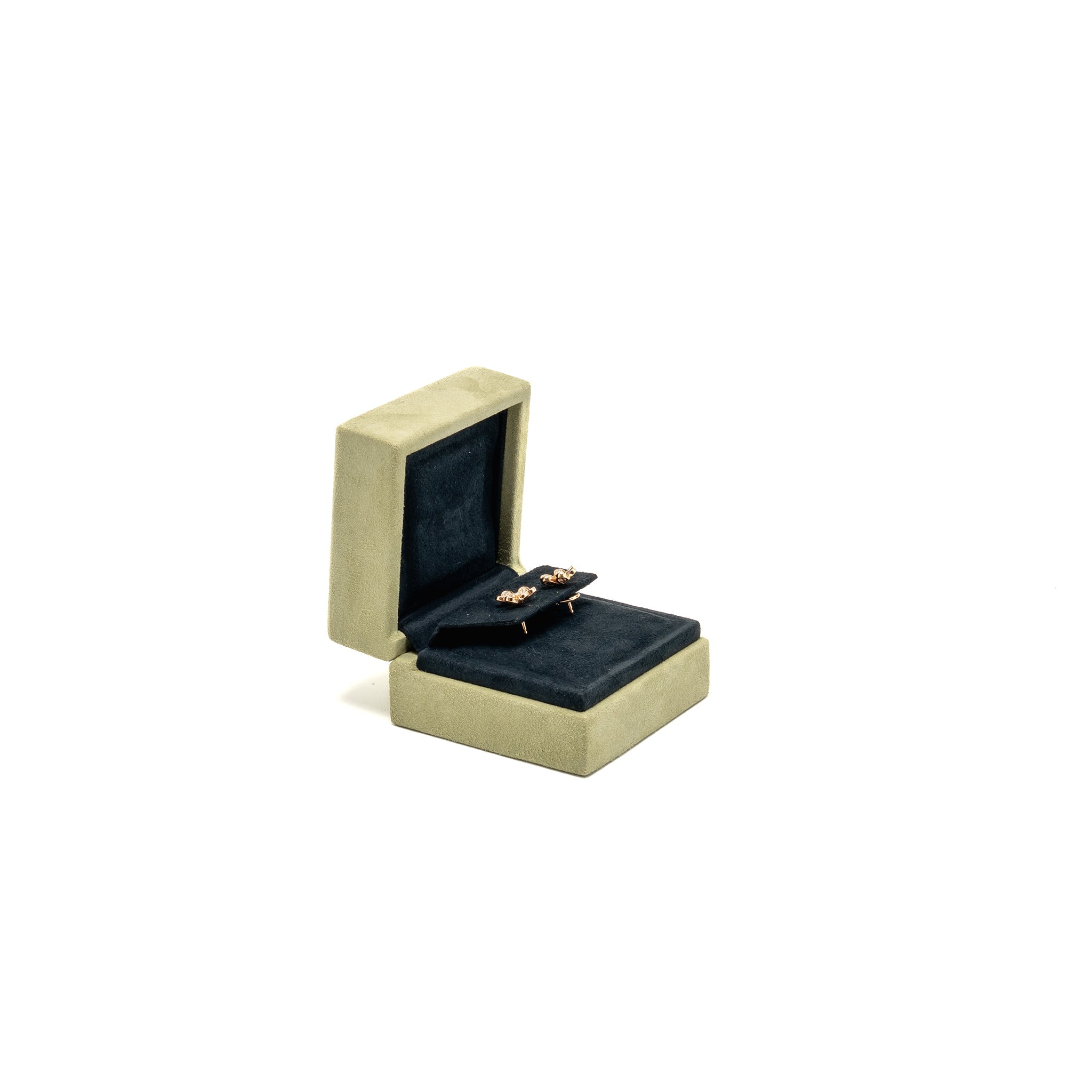 VAN CLEEF & ARPELS FRIVOLE EARRINGS ROSE GOLD/DIAMONDS
