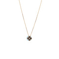 VAN CLEEF & ARPELS 2023 ALHAMBRA HOLIDAY LIMITED PENDANT SILVER OBSIDIAN AU750 ROSE GOLD DIAMOND