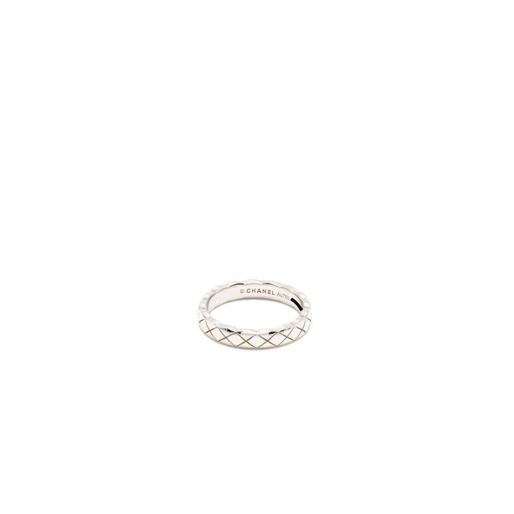 CHANEL COCO CRUSH RING MINI VERSION WHITE GOLD