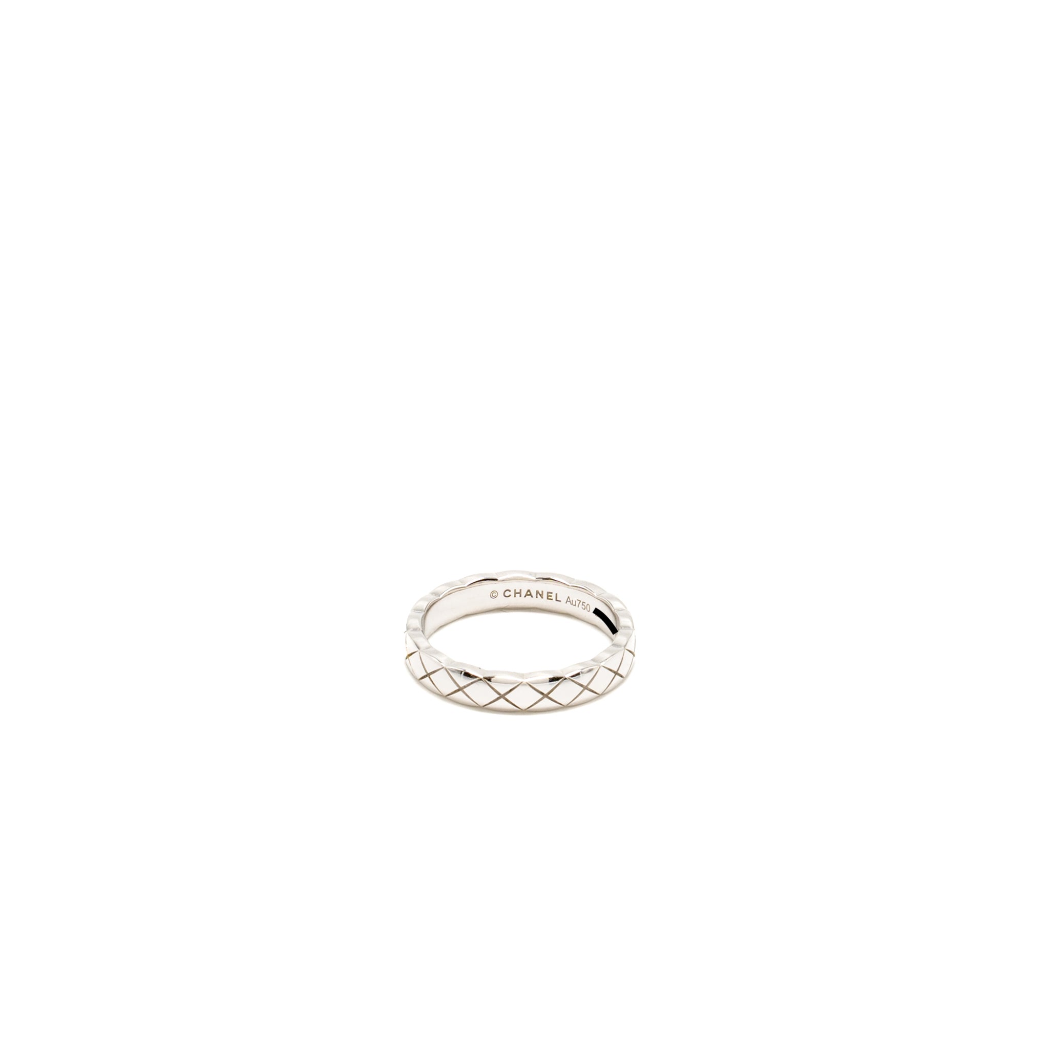 CHANEL COCO CRUSH RING MINI VERSION WHITE GOLD