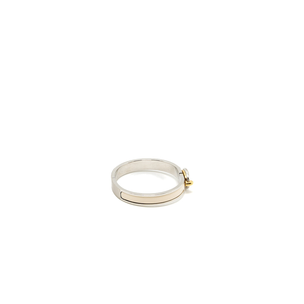 HERMES MINI CLIC CHAINE D'ANCRE BRACELET CRÈME SHW