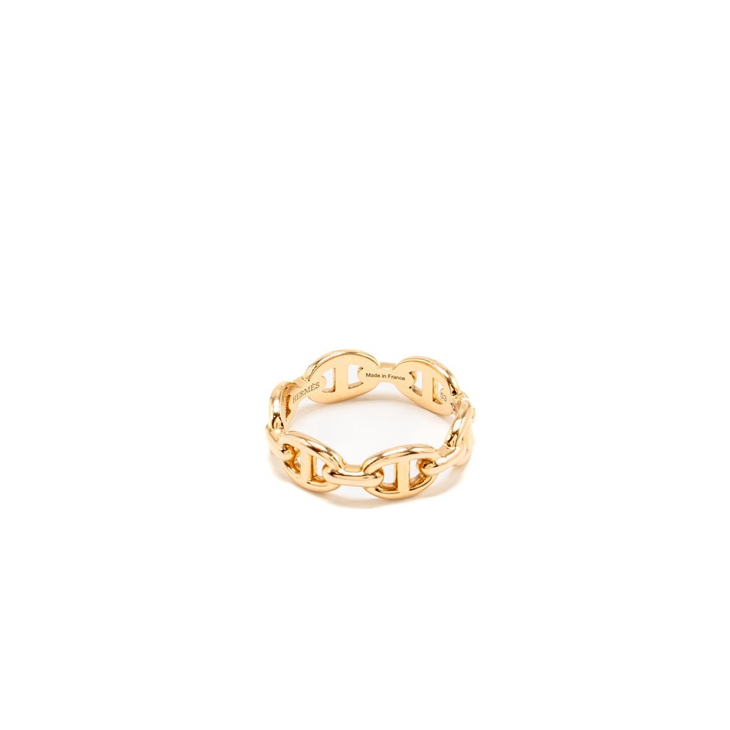 HERMES CHAINE D’ANCRE ENCHAINEE PM RING ROSE GOLD