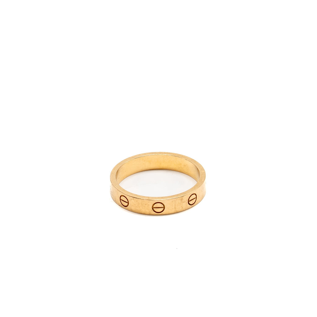 CARTIER LOVE RING ROSE GOLD WITH ONE DIAMOND