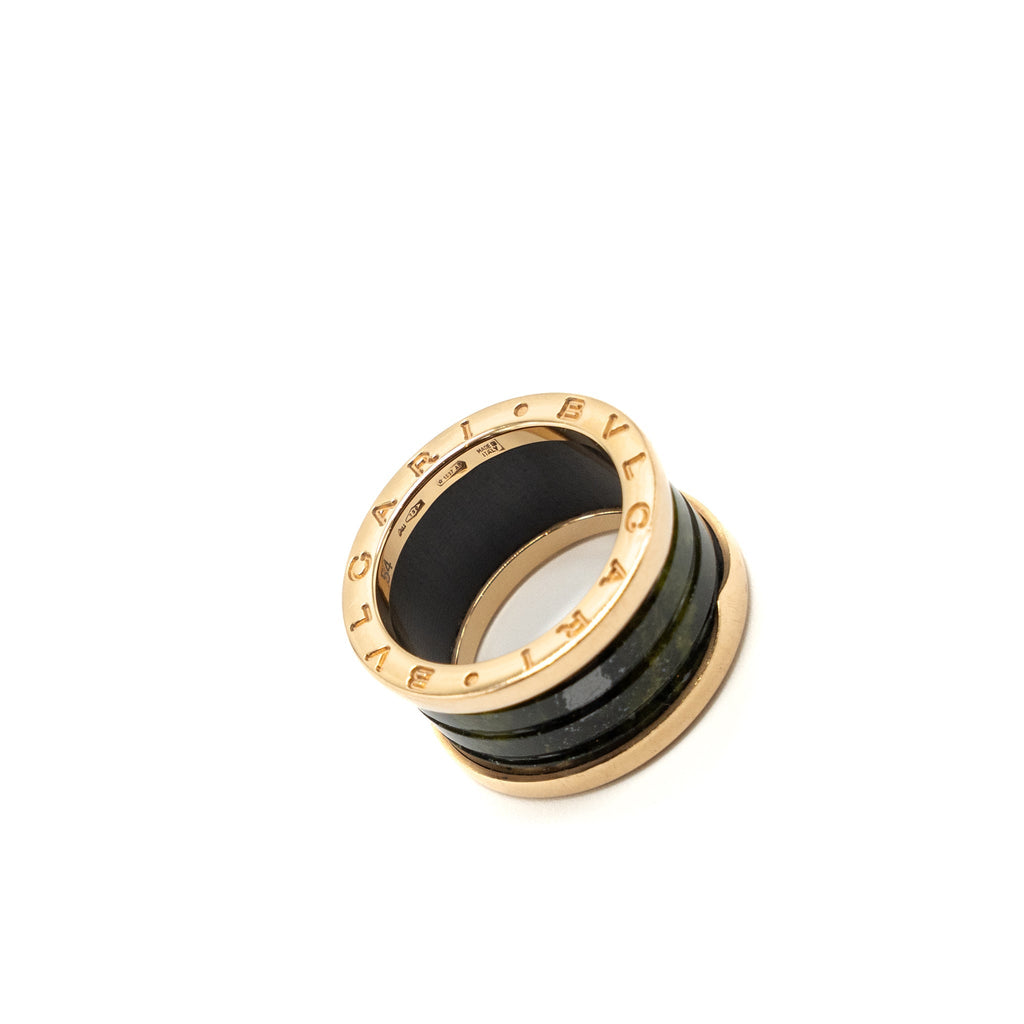 BVLGARI B.ZERO RING GREEN MARBLE RGHW