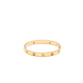 CARTIER LOVE BRACELET ROSE GOLD WITH 4 DIAMONDS
