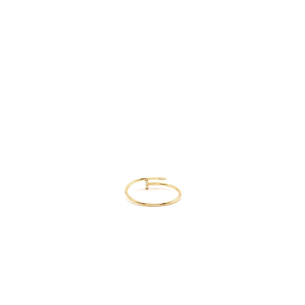 CARTIER JUSTE UN CLOU BRACELET YELLOW GOLD WITH DIAMONDS