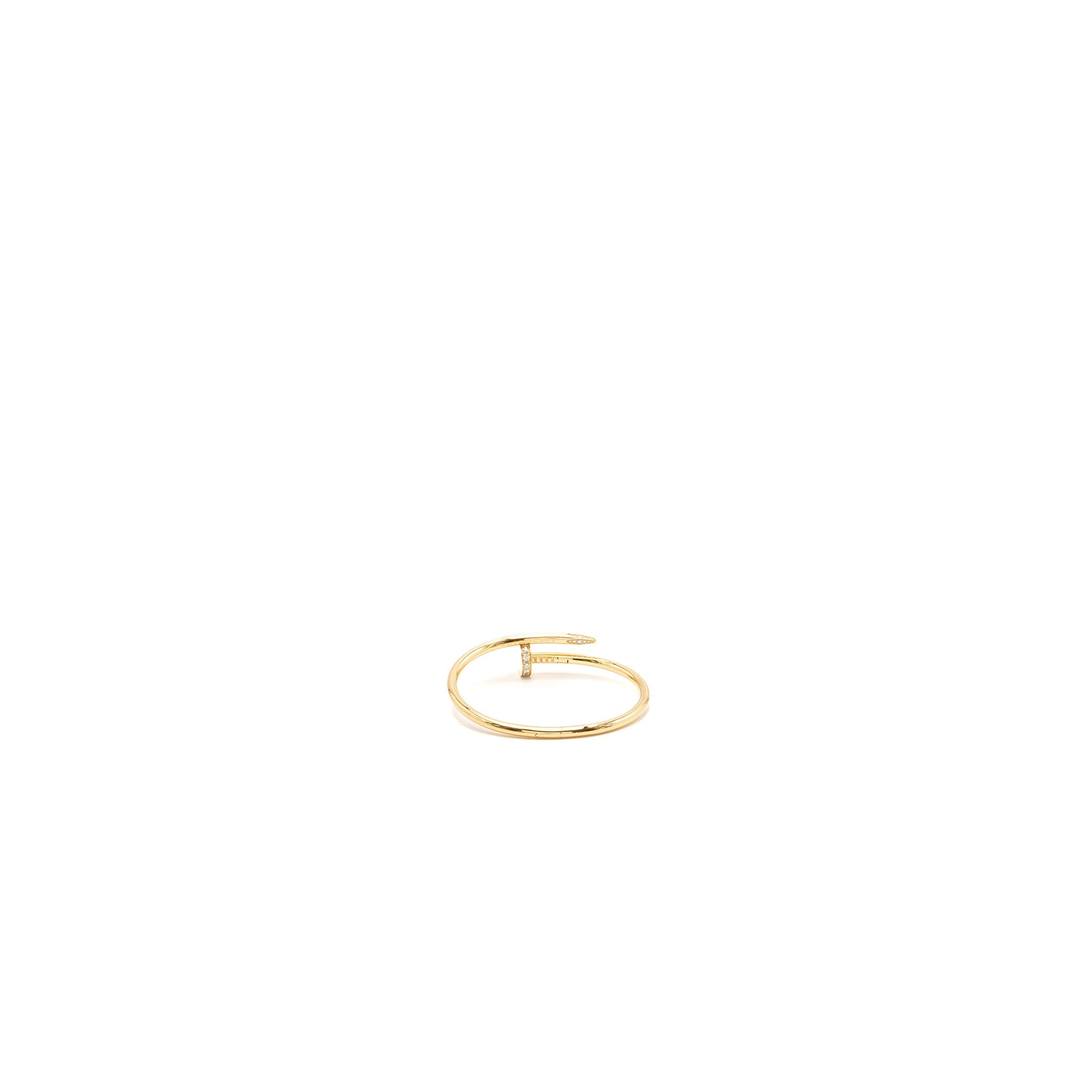 CARTIER JUSTE UN CLOU BRACELET YELLOW GOLD WITH DIAMONDS