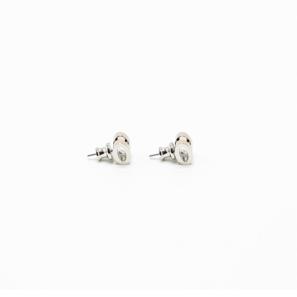 HERMES MINI POP H EARRINGS MARRON GLACE SHW