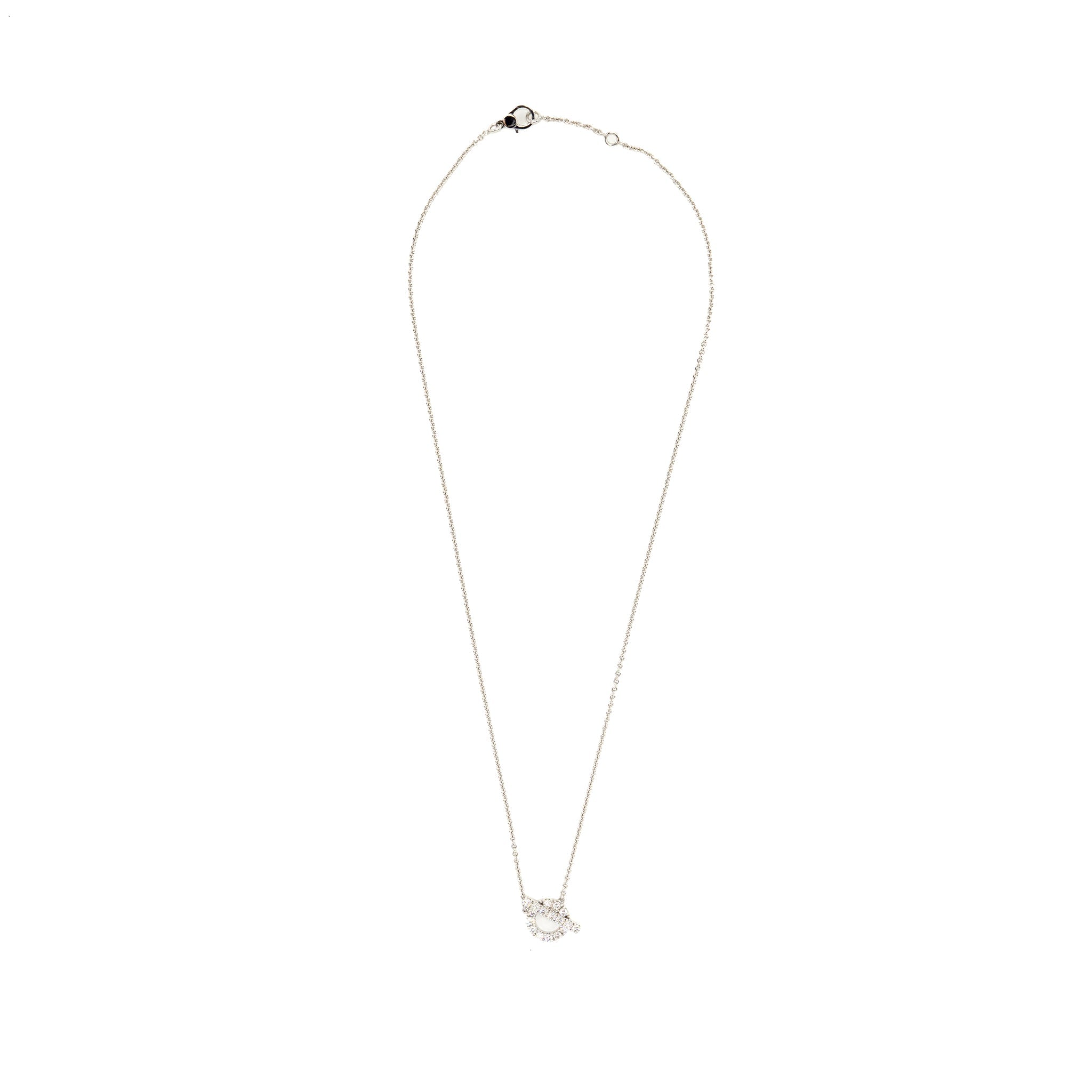 HERMES FINESSE PENDANT WHITE GOLD DIAMONDS