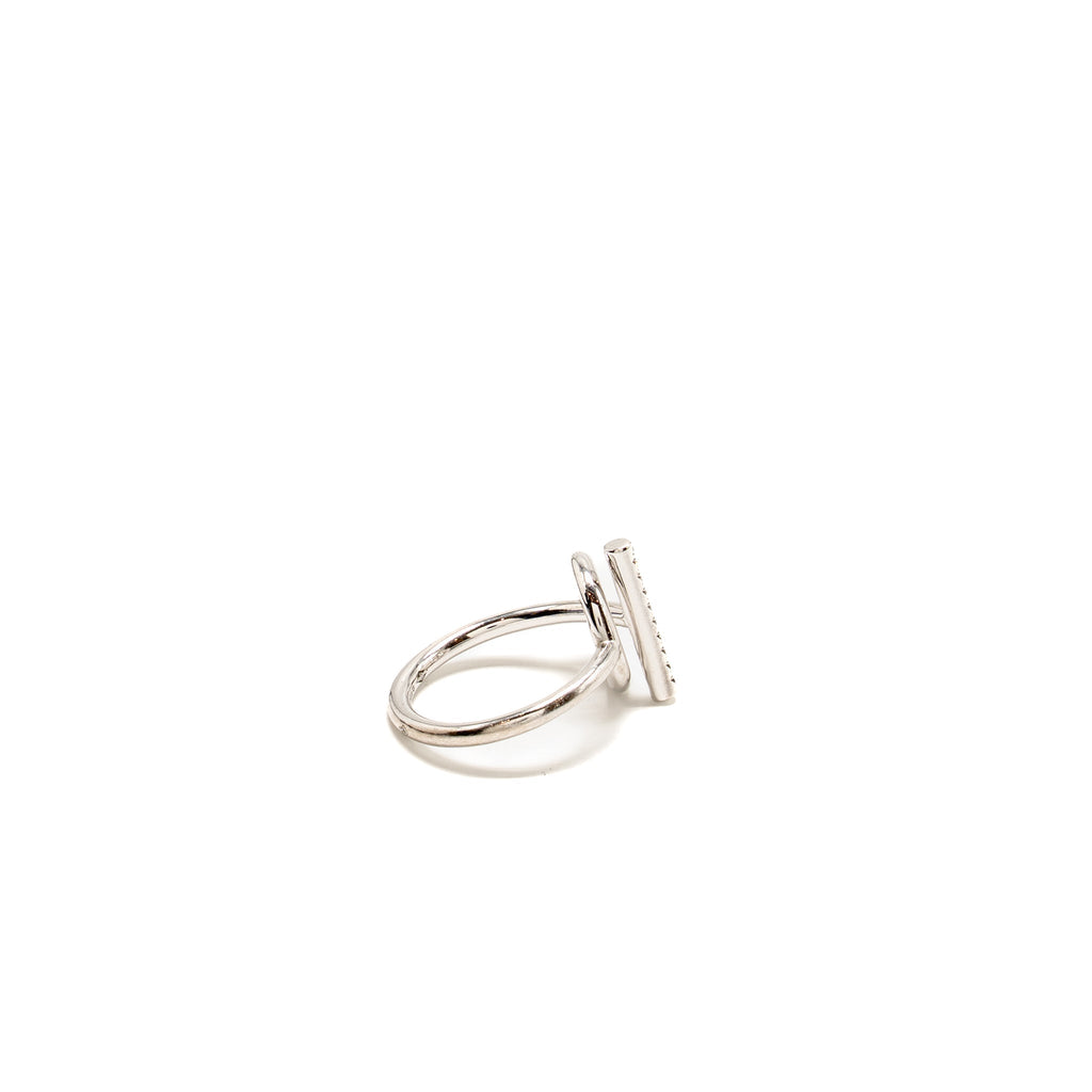 HERMES ECHAPPEE HERMES RING WHITE GOLD/DIAMONDS