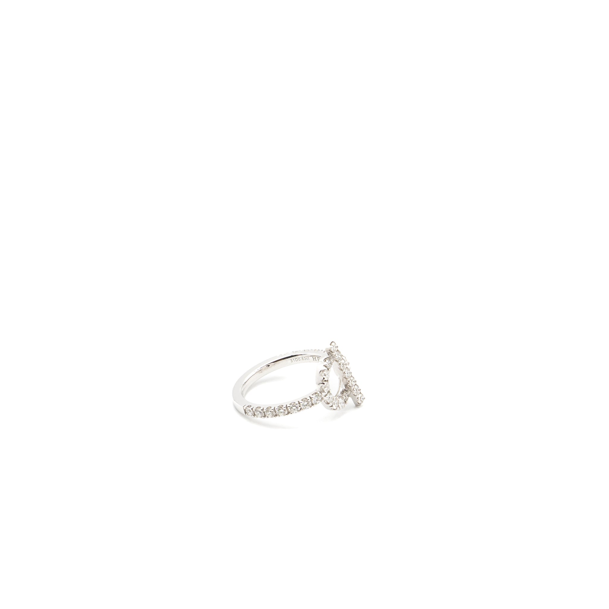 HERMES FINESSE RING WHITE GOLD WITH DIAMONDS