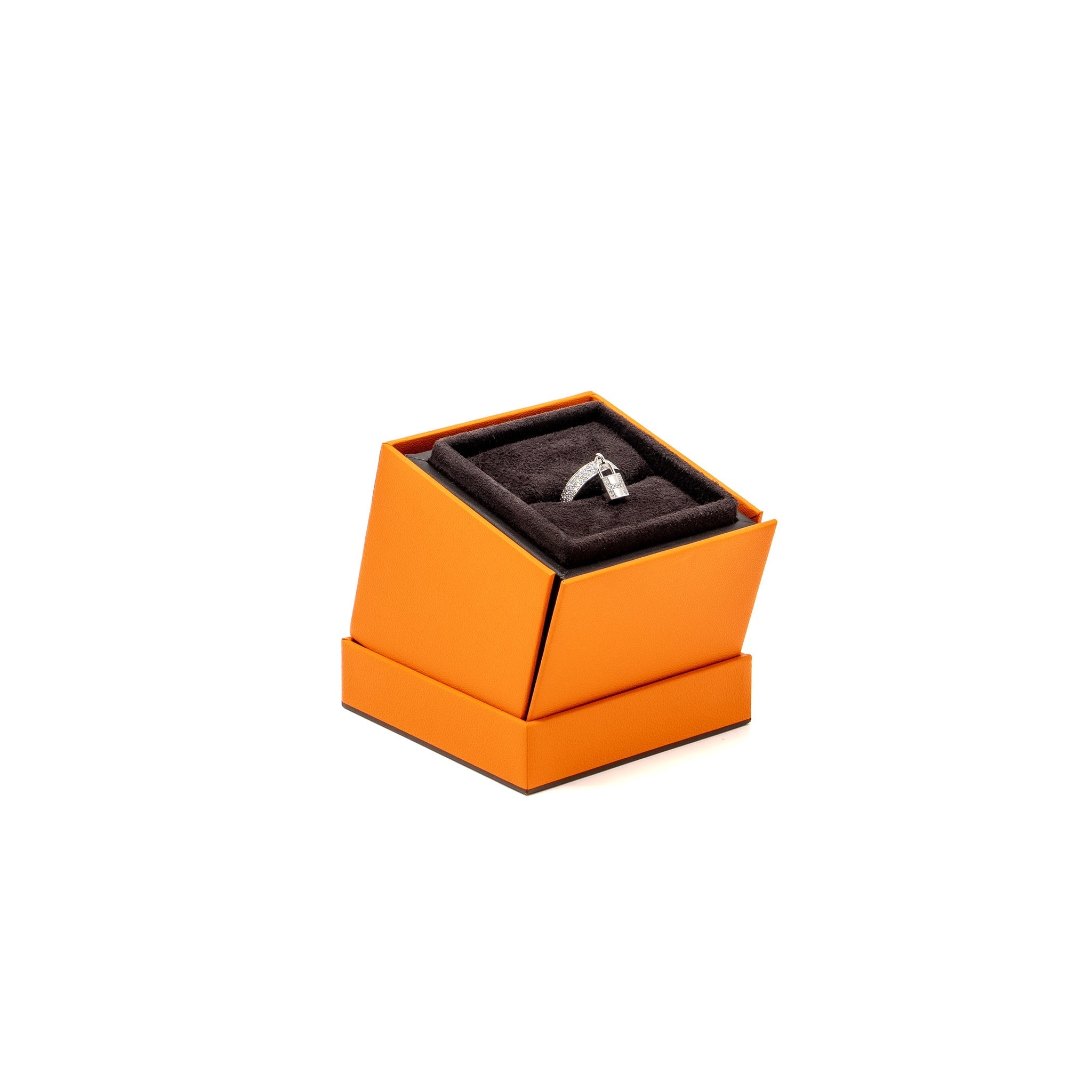 HERMES KELLY CADENAS RING WHITE GOLD,DIAMONDS