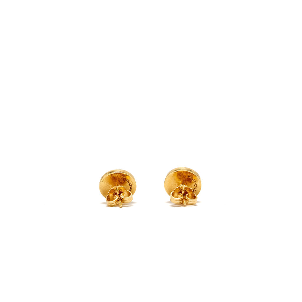 TIFFANY ROUND EARRINGS 18K ROSE GOLD