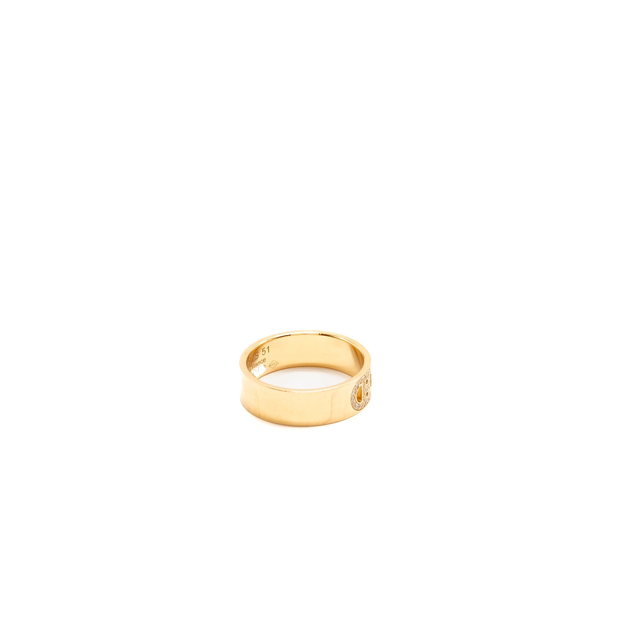 HERMES H CHAINE D’ANCRE RING ROSE GOLD, DIAMONDS