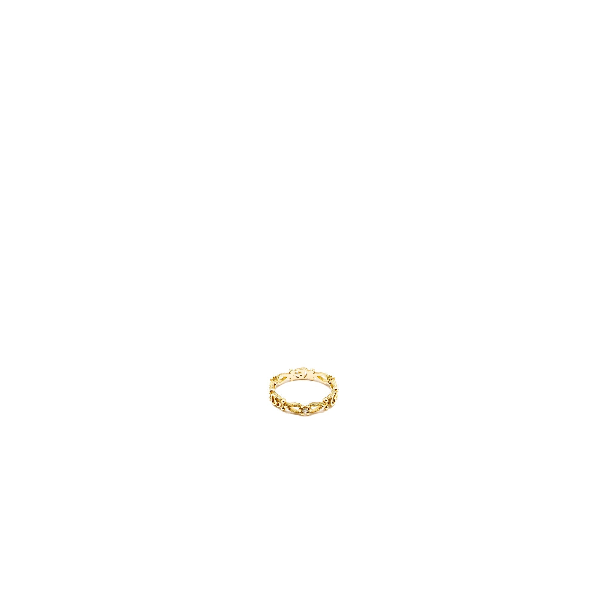 GUCCI FLORA RING 18K YELLOW GOLD/DIAMONDS