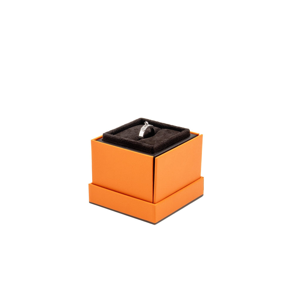 HERMES KELLY RING WHITE GOLD DIDMONDS