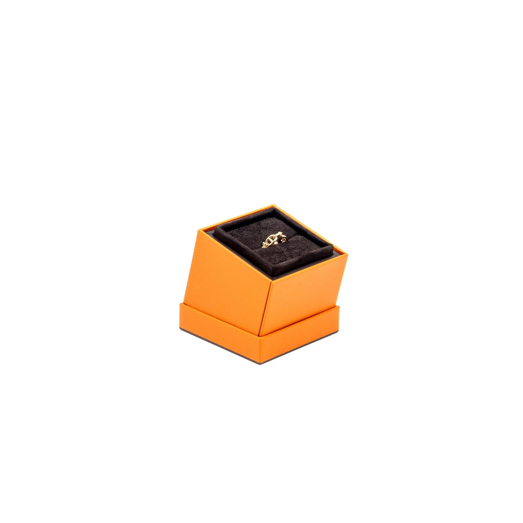 HERMES CHAINE D'ANCRE CHAOS RING ROSE GOLD, 2 DIAMONDS