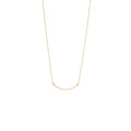 TIFFANY SMALL T SMILE PENDANT ROSE GOLD