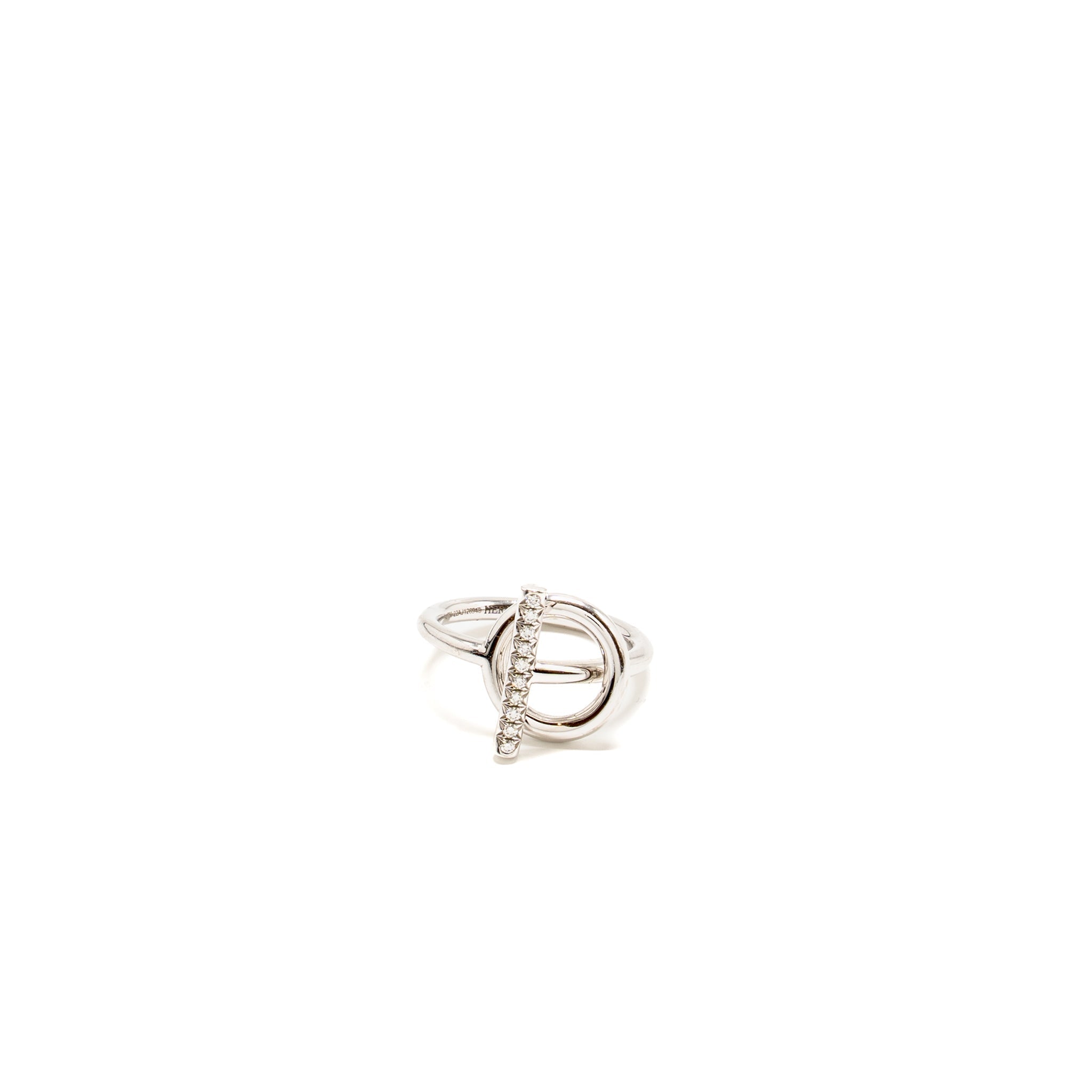 HERMES ECHAPPEE HERMES RING WHITE GOLD/DIAMONDS