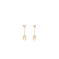 HERMES FARANDOLE EARRINGS ROSE GOLD
