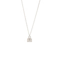 HERMES AMULETTES BIRKIN PENDANT WHITE GOLD/DIAMONDS