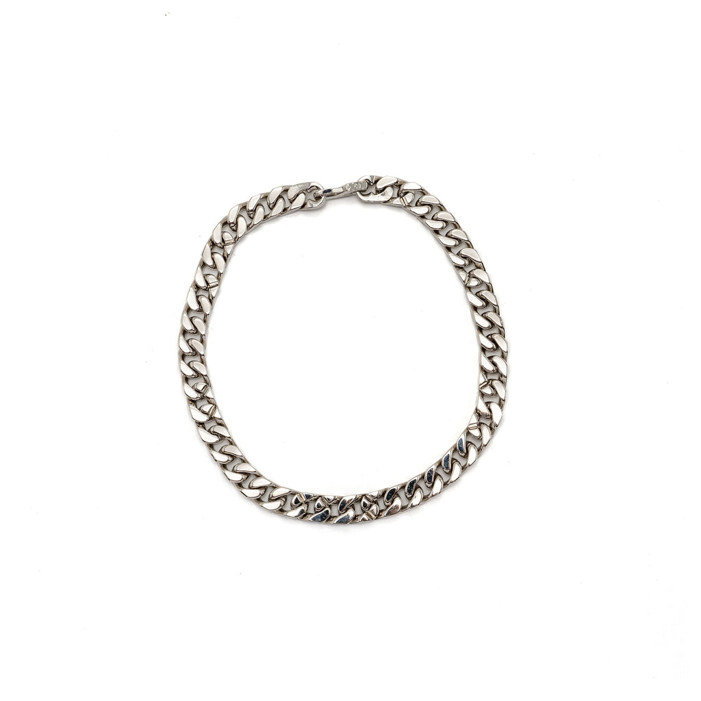 LOUIS VUITTON LV CHAIN LINKS NECKLACE SILVER TONE