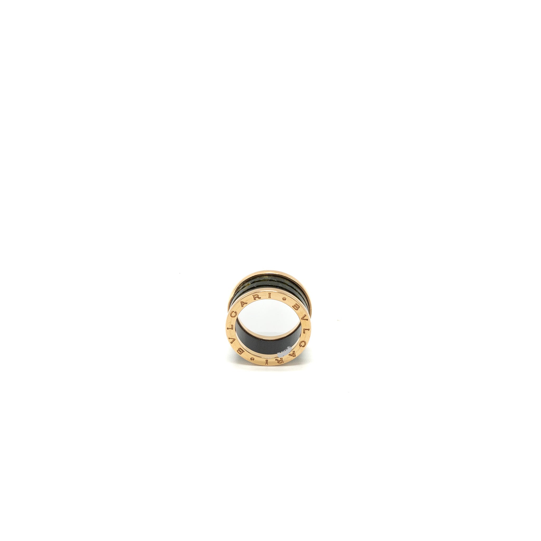 BVLGARI B.ZERO RING GREEN MARBLE RGHW