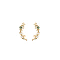 CHANEL STAR CC LOGO EAR CLIPS CRYSTAL/PEARL/GOLD TONE