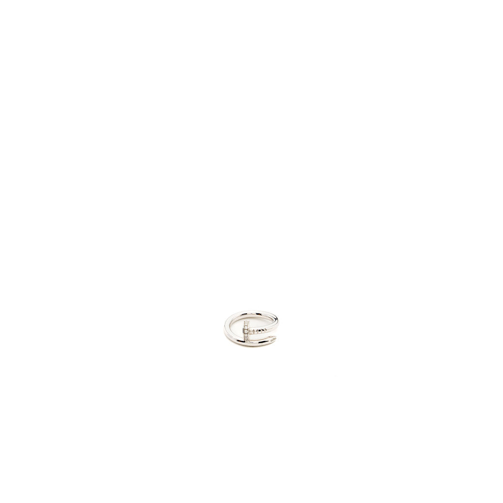 CARTIER JUSTE UN CLOU RING WHITE GOLD/DIAMONDS
