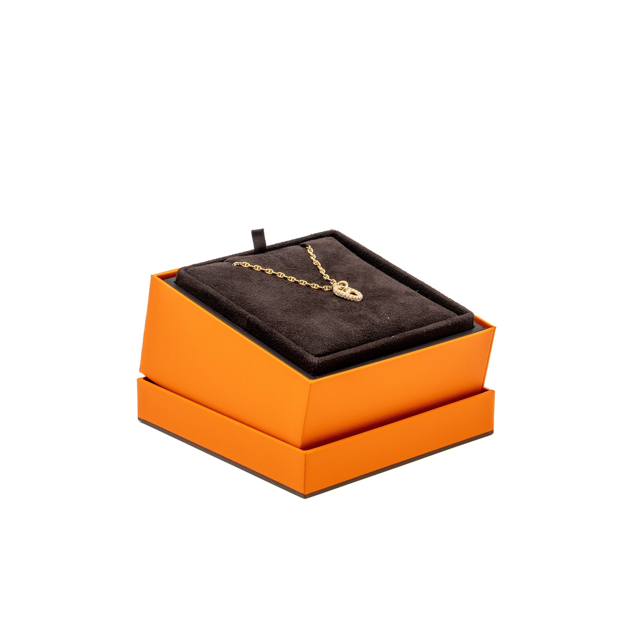 HERMES FARANDOLE PENDANT ROSE GOLD,DIAMONDS