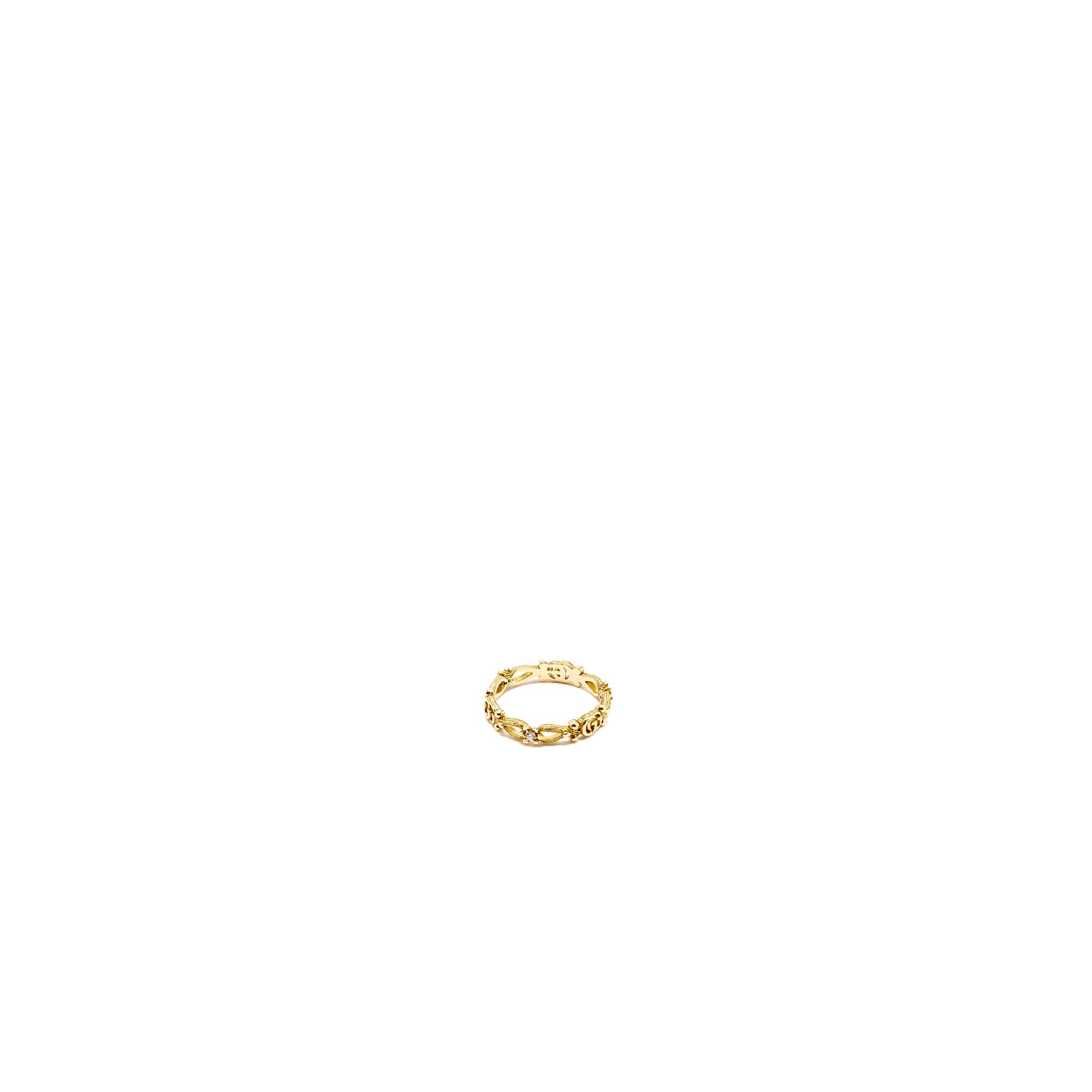 GUCCI FLORA RING 18K YELLOW GOLD/DIAMONDS