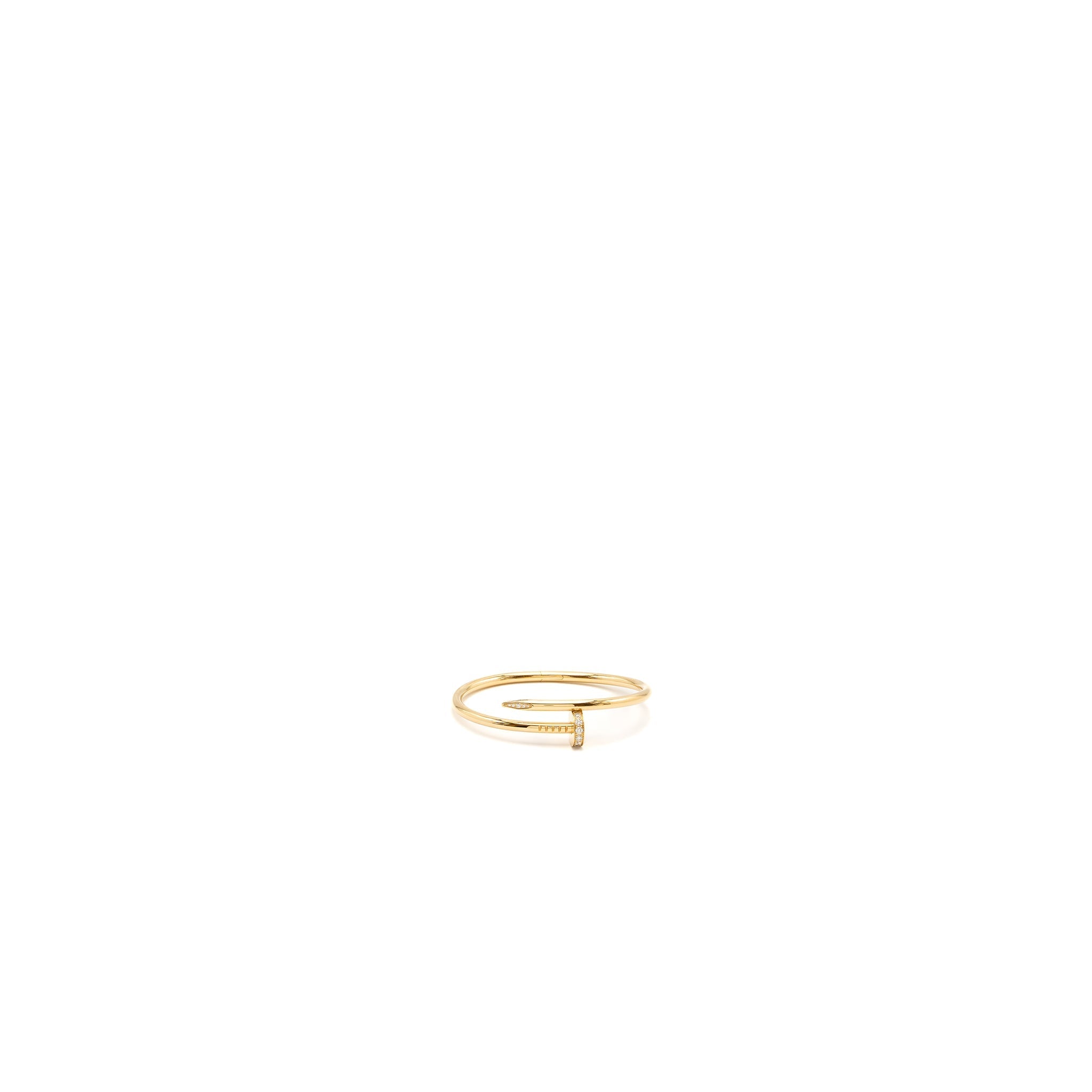 CARTIER JUSTE UN CLOU BRACELET YELLOW GOLD WITH DIAMONDS