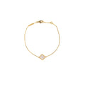 VAN CLEEF & ARPELS SWEET ALHAMBRA BRACELET 18K YELLOW GOLD / MOTHER OF PEARL