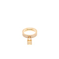 HERMES KELLY CLOCHETTE RING ROSE GOLD WITH DIAMONDS