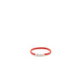 LOUIS VUITTON LETTER LEATHER BRACELET RED SHW