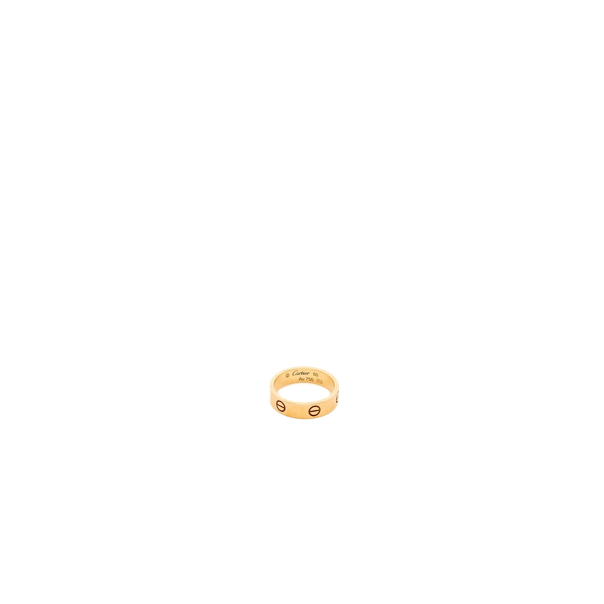 CARTIER LOVE RING ROSE GOLD