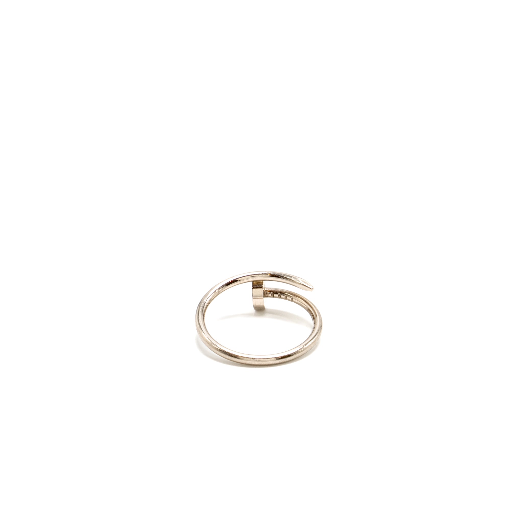 CARTIER JUSTE UN CLOU RING WHITE GOLD