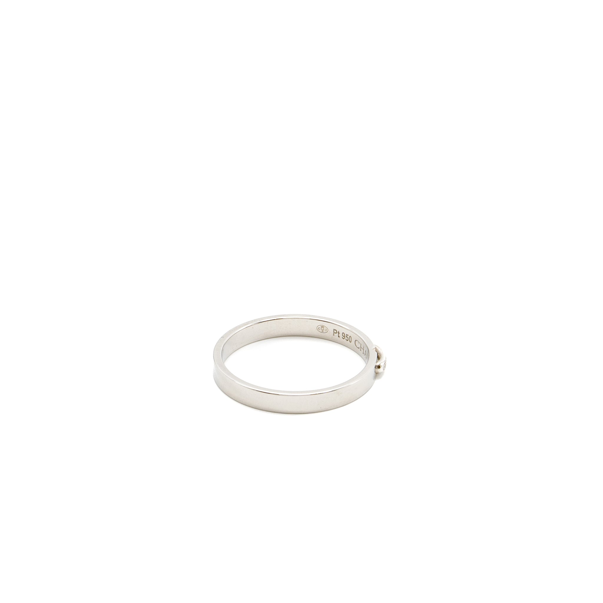 CHAUMET LIENS EVIDENCE XS RING PLATINUM WITH DIAMONDS
