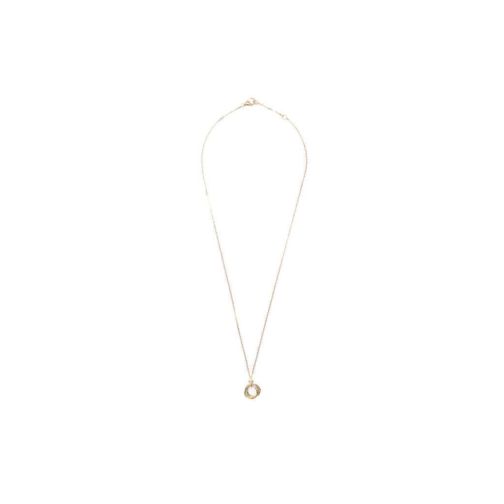 CARTIER TRINITY NECKLACE WHITE GOLD / YELLOW GOLD / ROSE GOLD, DIAMOND
