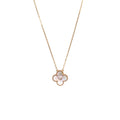 VAN CLEEF AND ARPELS AND ARPELS 2025 HOLIDAY PENDANT PINK MOTHER OF PEARL ROSE GOLD WITH DIAMOND