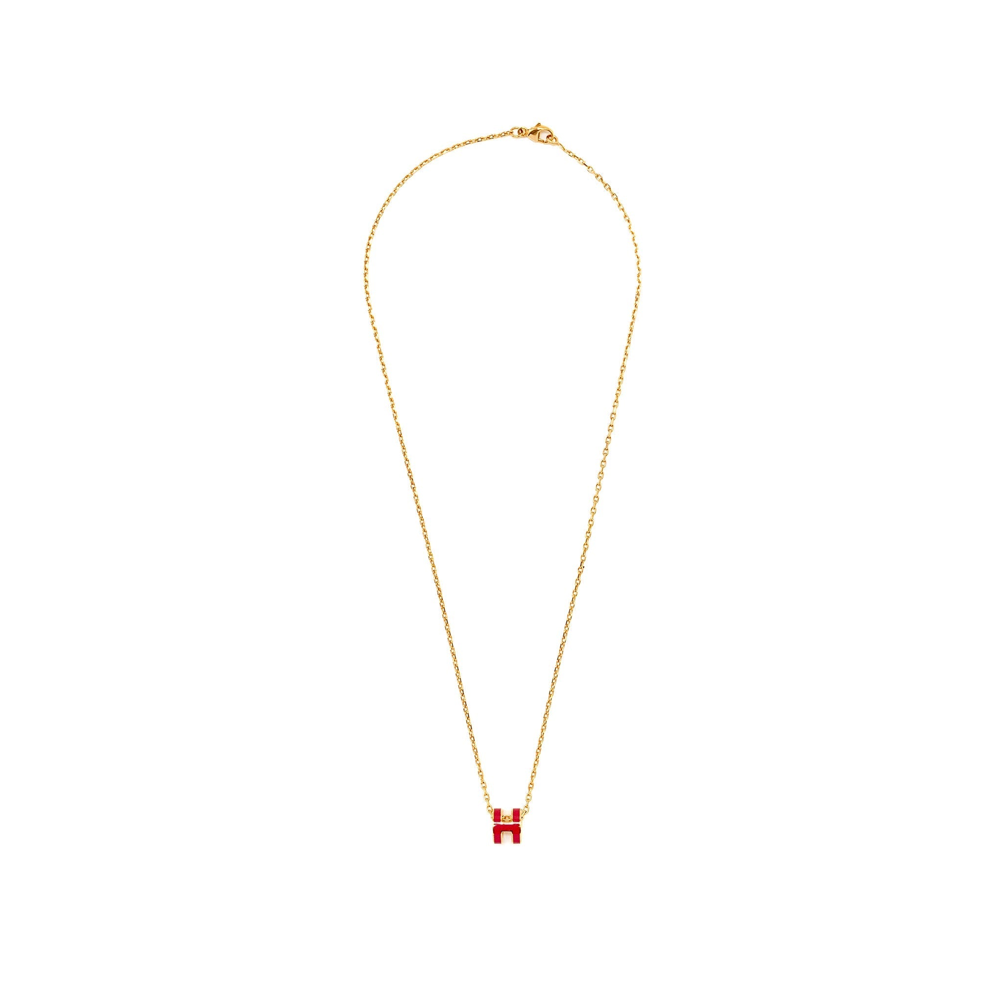 HERMES MINI POP H PENDANT PLOR ROS FRAMBOISE RGHW