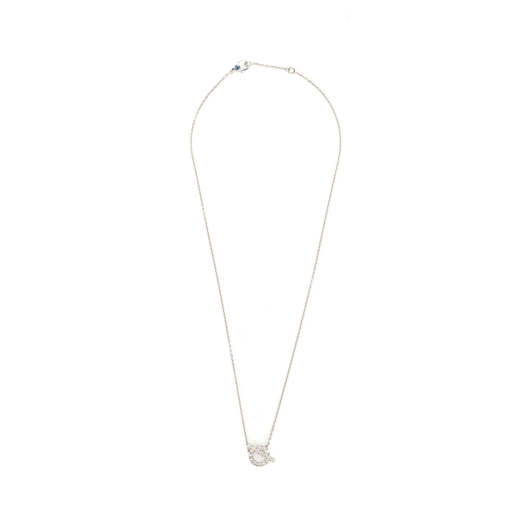 HERMES FINESSE PENDANT WHITE GOLD DIAMONDS