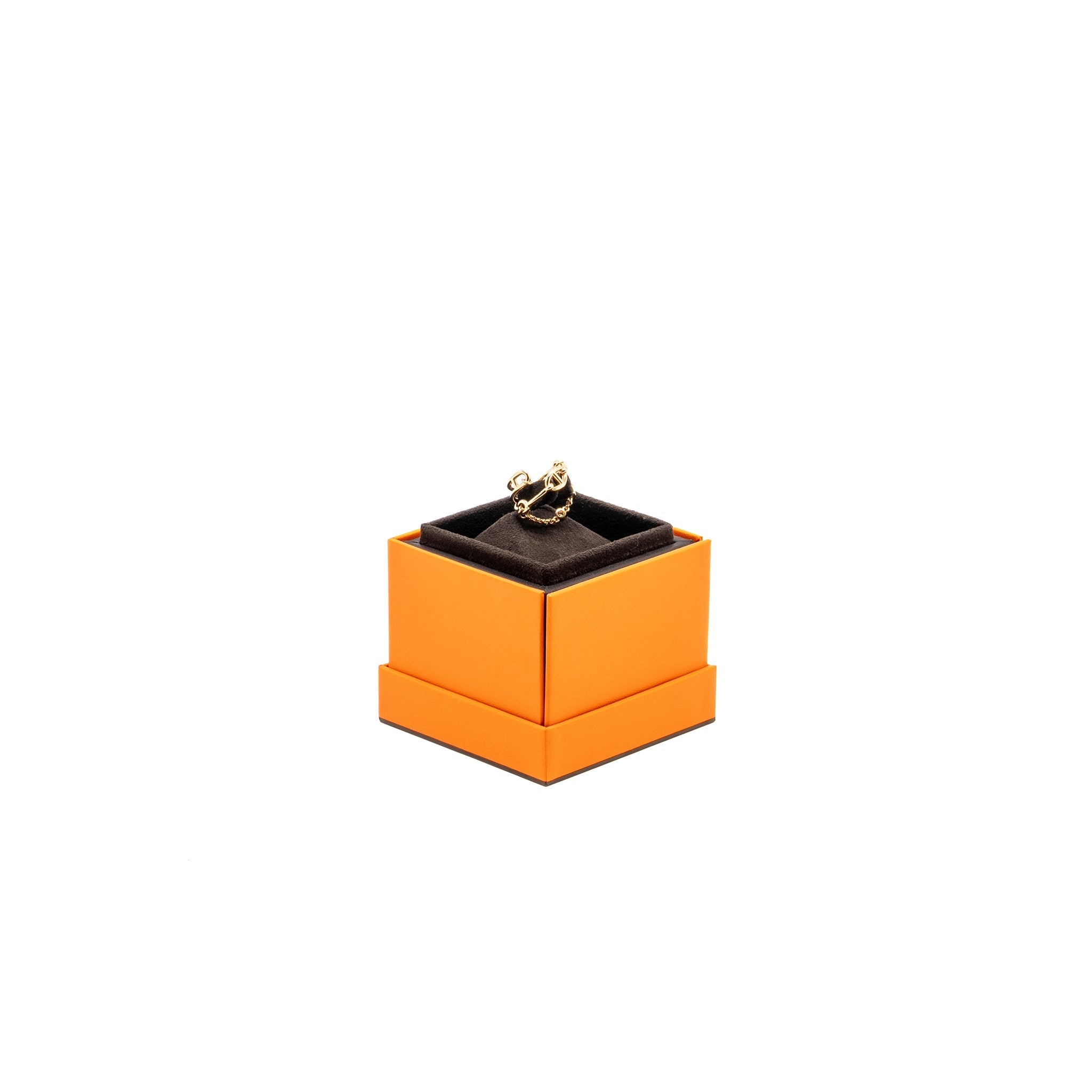 HERMES CHAINE D'ANCRE CHAOS RING ROSE GOLD, 3 DIAMONDS