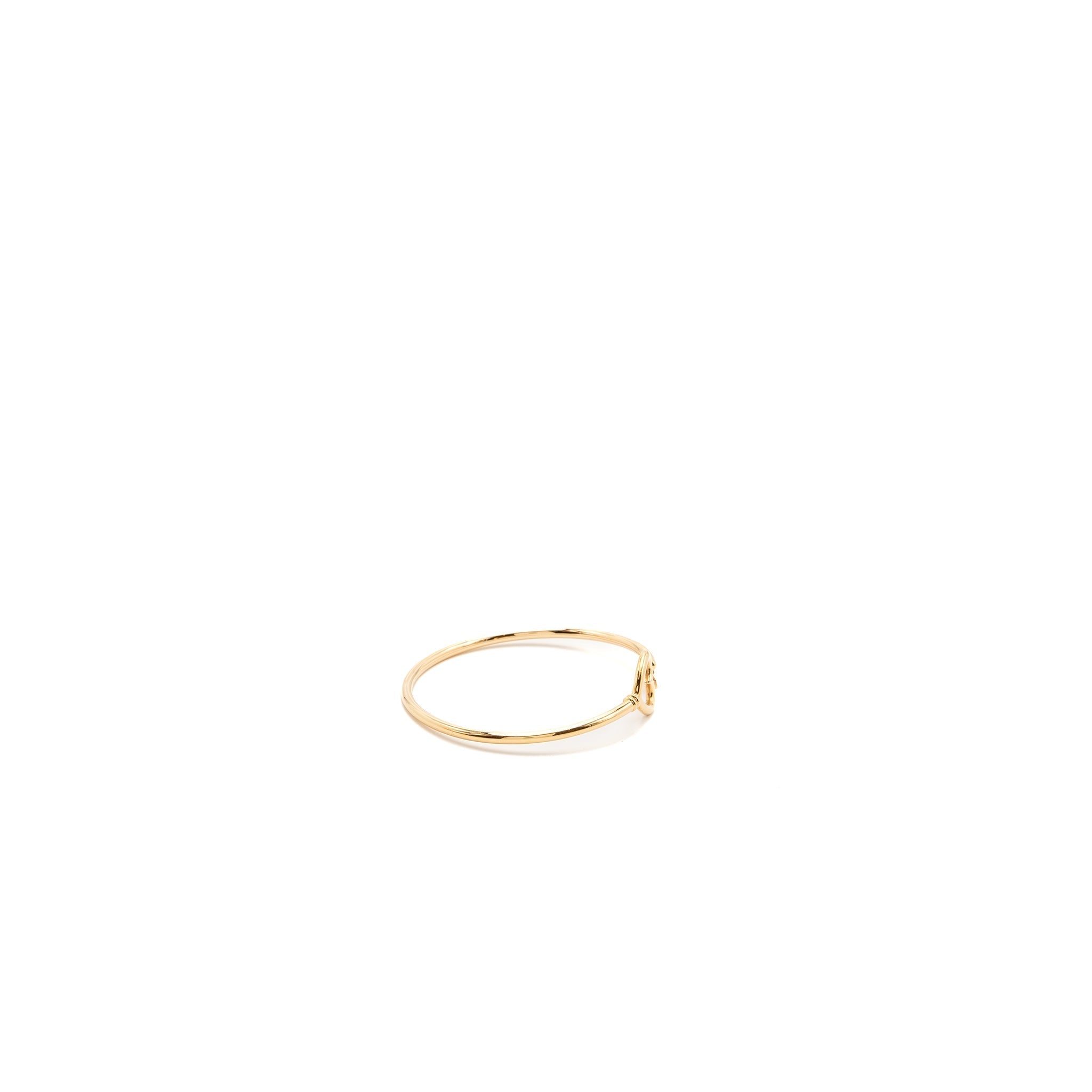 TIFFANY HEART KEY WIRE BRACELET ROSE GOLD