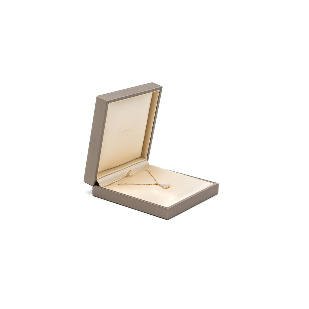 BVLGARI DIVAS’ DREAM NECKLACE MOTHER OF PEARL WITH DIAMOND ROSE GOLD