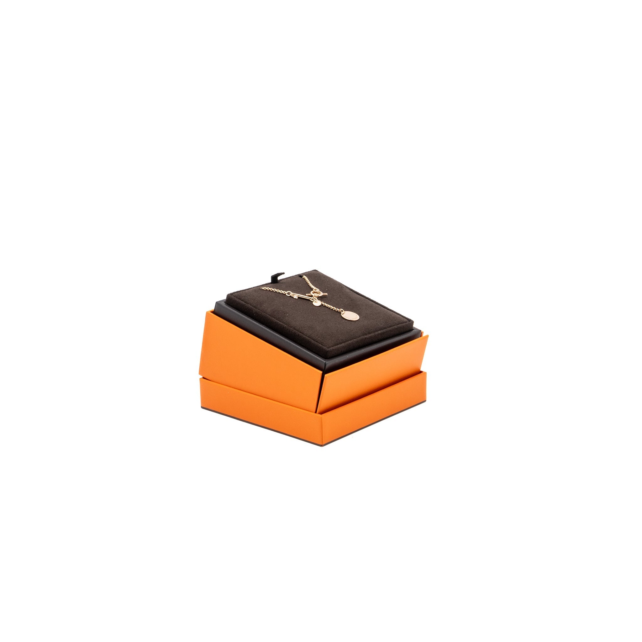 HERMES EX-LIBRIS PENDANT ROSE GOLD