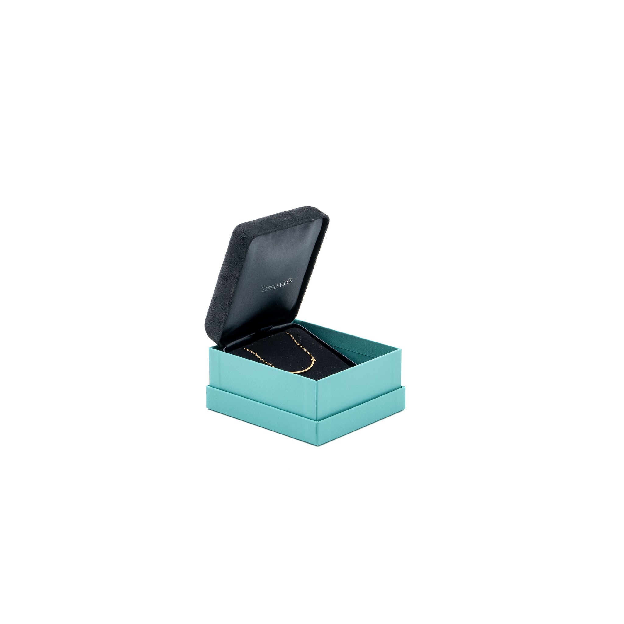 TIFFANY T SMILE PENDANT YELLOW GOLD