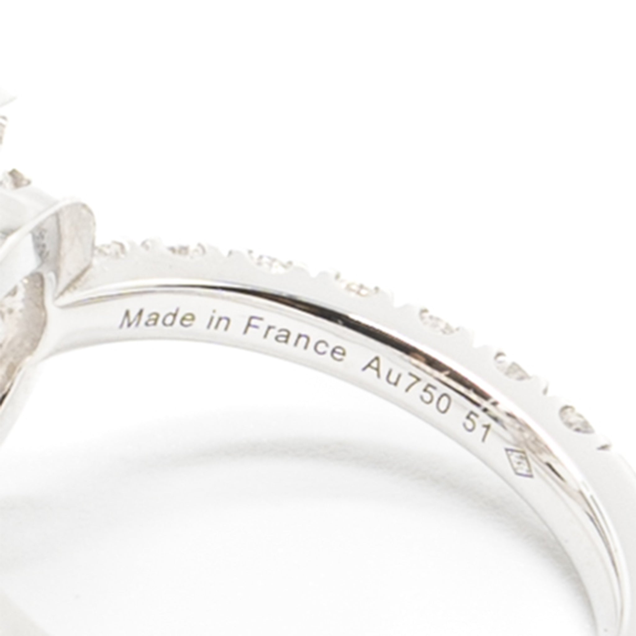 HERMES FINESSE RING WHITE GOLD WITH DIAMONDS