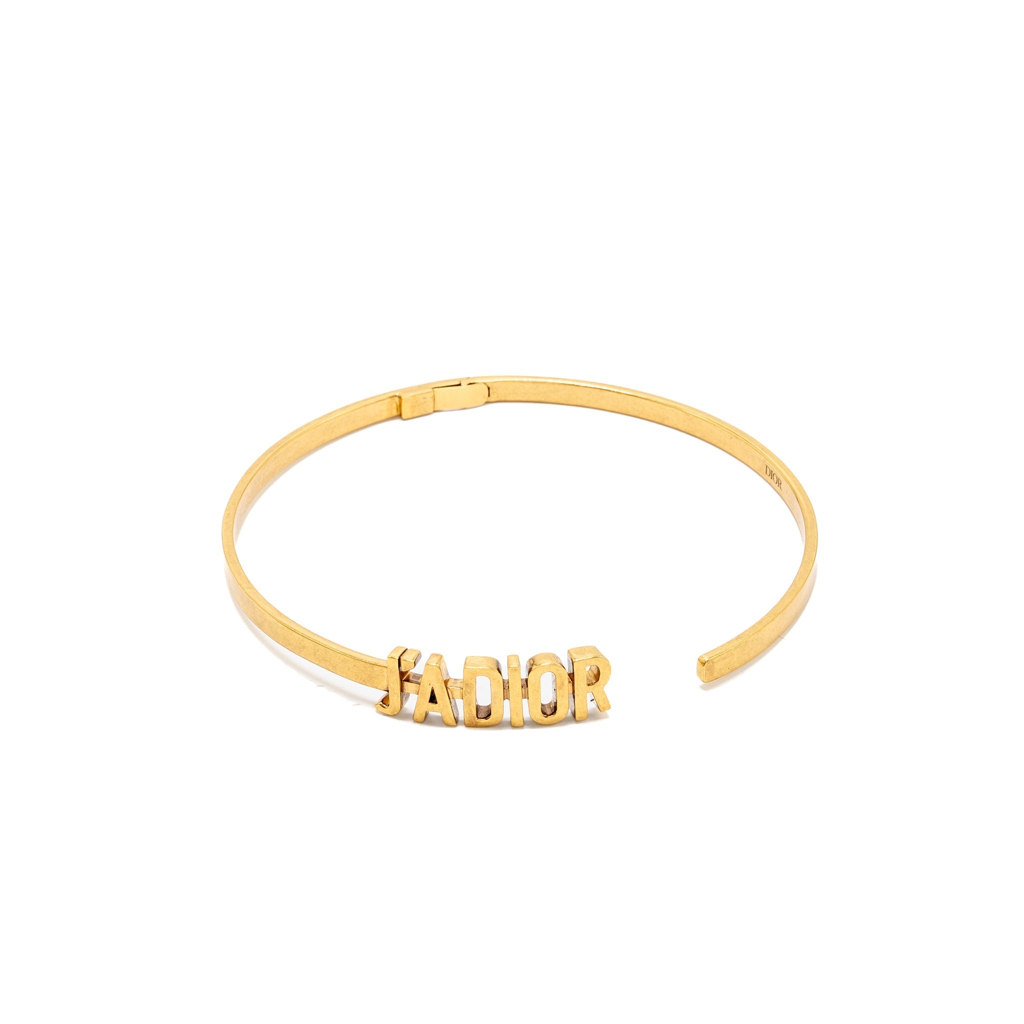DIOR J'ADIOR CHOKER GOLD TONE